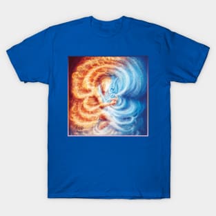 Fire and Ice (cropped, square format) T-Shirt